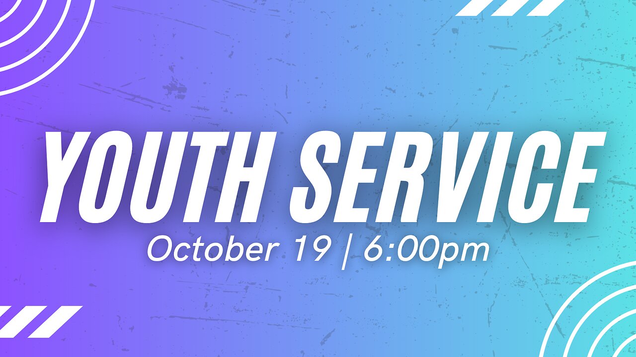 10-19-25 - Youth Service