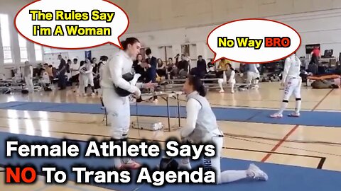 Woman REFUSES To Compete Against Trans Athlete
