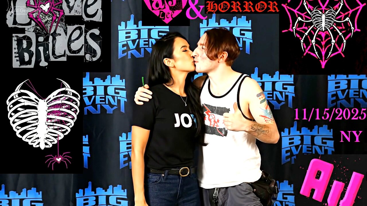 AI Caitlin Chris & AJLee 🥰😘👩🏻‍🏫🕷🕸💜🖤💜🤖