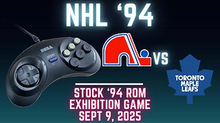 NHL '94: Nordiques (Len the Lengend) at Maple Leafs (Ted_HitchCoCk) {Genesis} - Exhibition 171 (OT!)