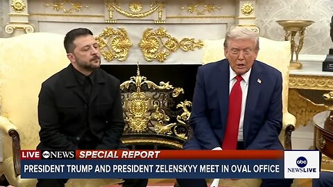 Zelenskyy thanks Trump, first lady during White House meeting
			