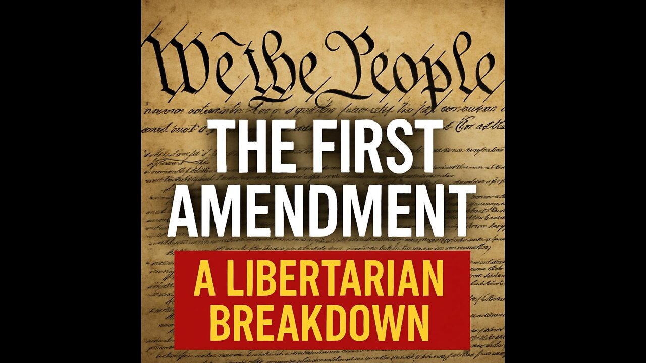 The First Amendment Is A Lie They Want You To Believe