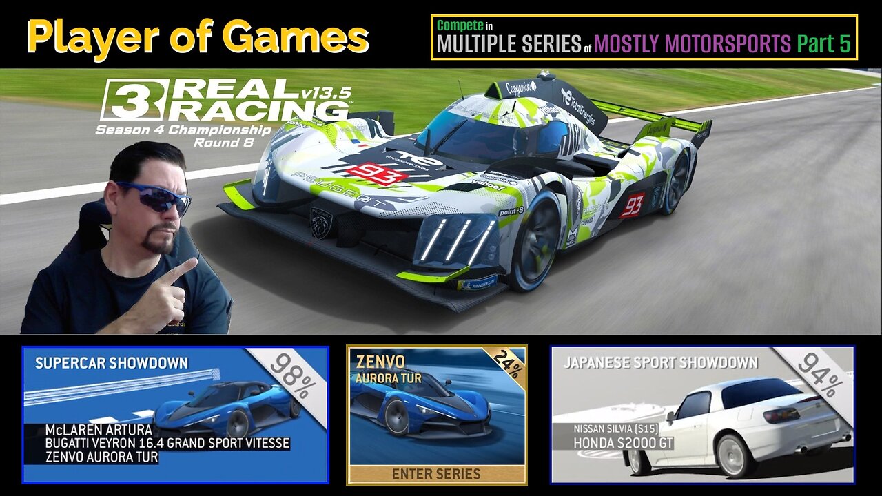Player of Games: Real Racing 3 Update 13.5: Compete in MULTIPLE SERIES of MOSTLY MOTORSPORTS Part 5