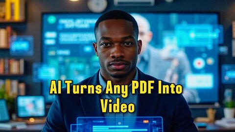 PDF to Video Explained Create Amazing AI Videos from Documents 🎬 EP #219 
