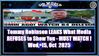 Tommy Robinson LEAKS What Media REFUSES to Show You - MUST WATCH !