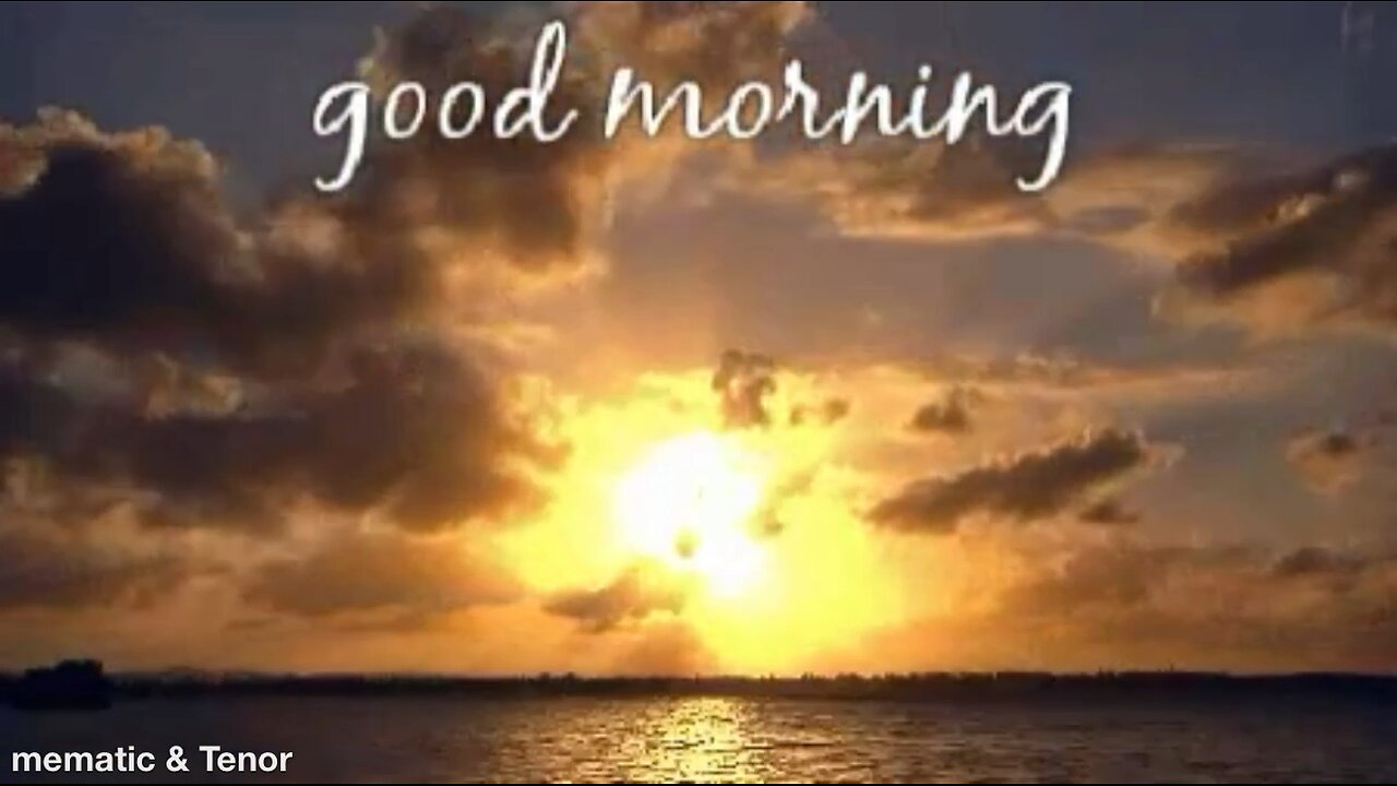 Good morning ☀️