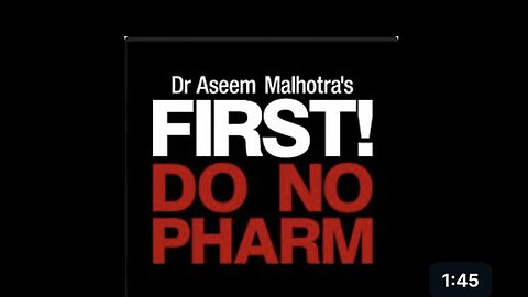"First Do No Pharm (2024): Official Trailer by Dr. Aseem Malhotra"