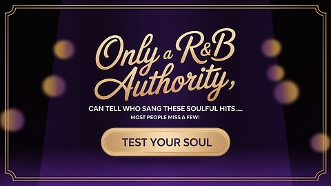 Are you an R&B Authority?