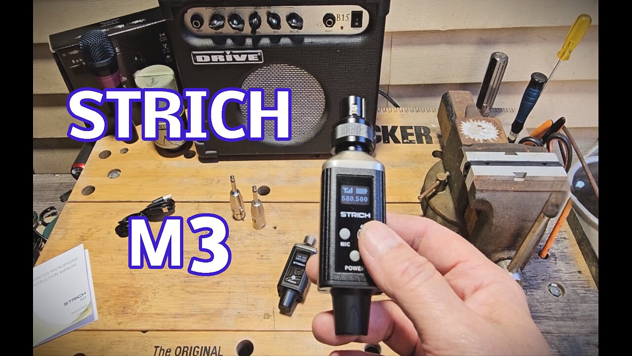 STRICH M3 UHF Wireless Microphone XLR Transmitter and Receiver