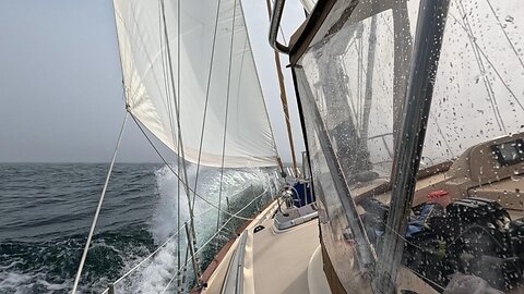 Sailing in Rough Stuff on Lake Huron - Cheboygan to DeTour in June '25