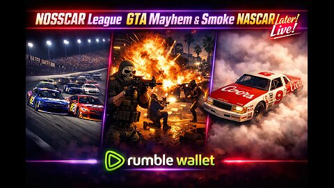🏁 prt2 NOSSCAR LEAGUE RACE ➡ GTA 5 ONLINE MAYHEM & SMOKE SESH ➡ NASCAR DOCS LATER! WALLET IT UP!!