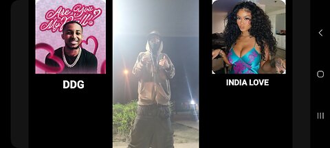 DDG N INDIA LOVE BROKE UP OVA A POST BUTT SHE POPPED UP ON HIS SHOW ARE U MY BALL GOTT CRAZY TUFF💪🏾🔵