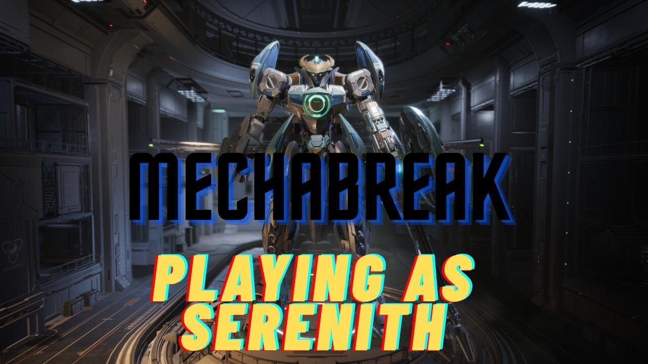 Playing as Serenith in mechabreak