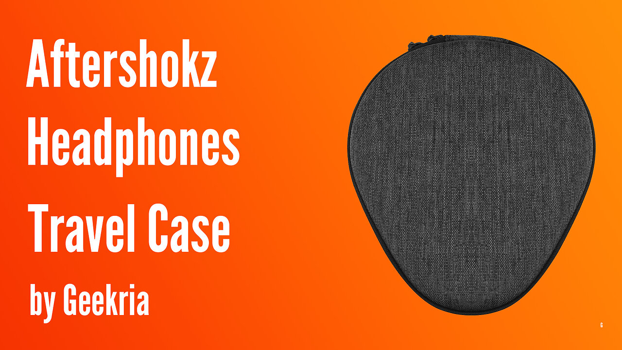 AfterShokz On-Ear Headphones Travel Case, Hard Shell Headset Carrying Case | Geekria