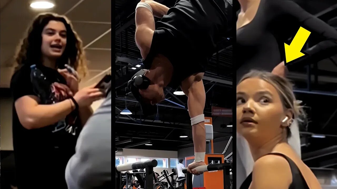 đŸ”¥Scaring People in The Gym With Calisthenics #115