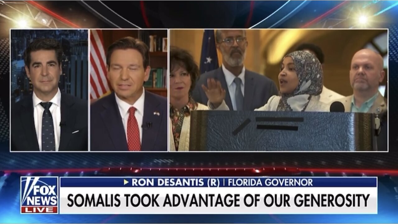 Florida Gov. DeSantis CALLS OUT Ilhan Omar for Minnesota’s SOMALI RACKET