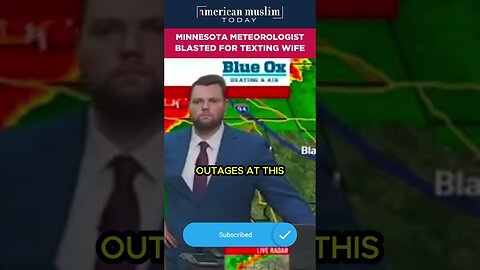 Minnesota meteorologist blasted for texting wife.