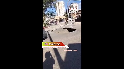 #Malaysia #BayanLepas #Sinkhole #Karst #ExtremeWeather #Floods #climate #anomaly #climatecrisis