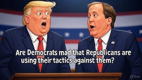 Are Democrats mad that Republicans are using their tactics against them?