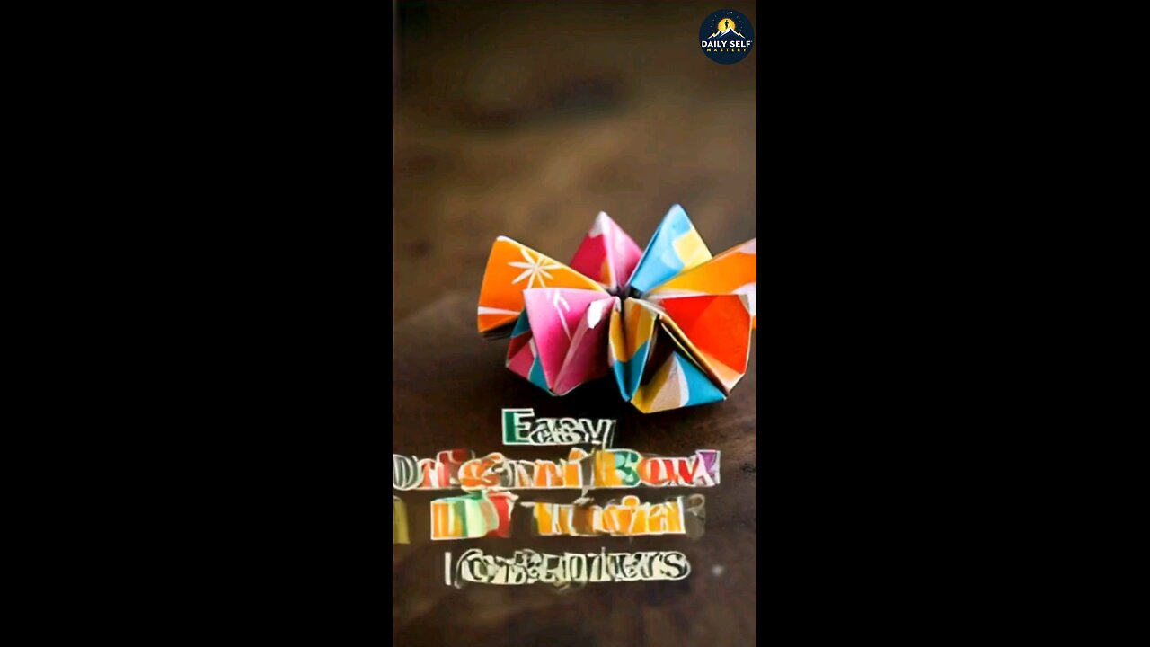 Origami Bow DIY