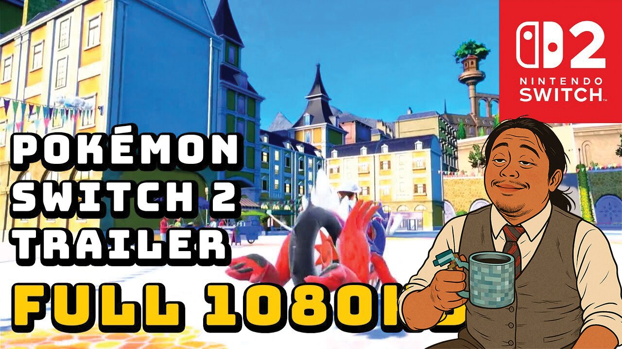 Failed Indie Dev Shills for HIGH QUALITY 1080 HD Pokémon Scarlet Violet Switch 2 Gameplay Trailer