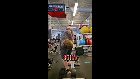 95lbs Side Oblique Crunches (Medium) [Left-Side] | #fitness #core #shorts 💪