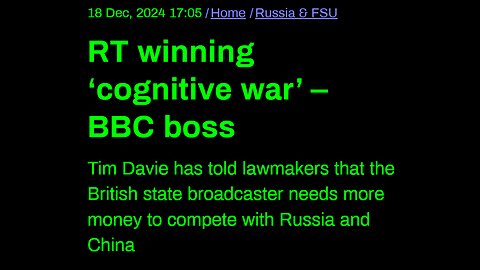 24x7 🔴 Cognative Warfare 🔴