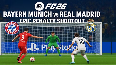 "Bayern Munich vs Real Madrid | Epic Penalty Shootout ⚽🔥 | EA Sports FC 26"