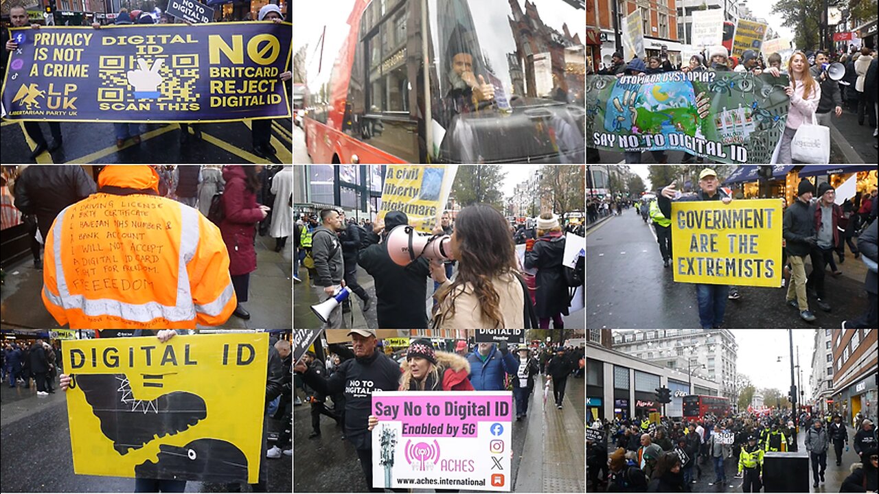 LONDON 12b: NO to DIGITAL ID – PRIVACY is NOT a CRIME. Gov’t are THE EXTREMISTS. FIGHT for FREEDOM.