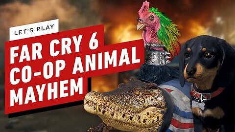 Far Cry 6 Co-Op Gameplay - Fangs for Hire Animals Attack!