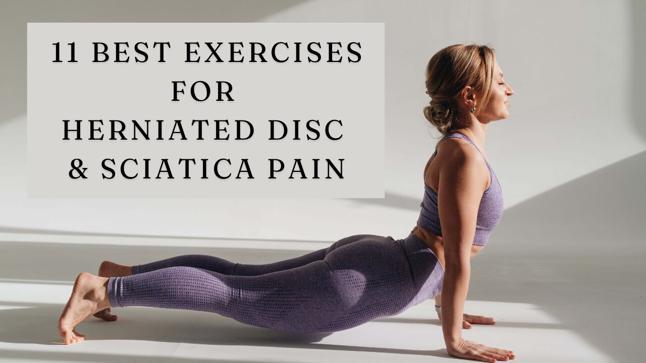 🎥 Best Exercises for Herniated Disc & Sciatica Pain Relief | Step-by-Step Guide
