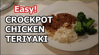 Easy Crockpot Teriyaki Chicken (Or Honey Garlic!) Meal | Boneless Skinless Chicken Thighs Recipe