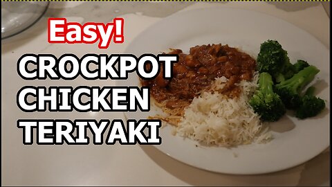 Easy Crockpot Teriyaki Chicken (Or Honey Garlic!) Meal | Boneless Skinless Chicken Thighs Recipe