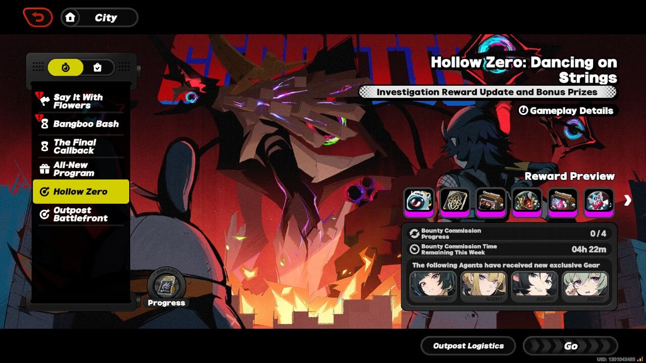 Hollow Zero: Dancing on Strings - Zenless Zone Zero (ZZZ) - Version 1.7