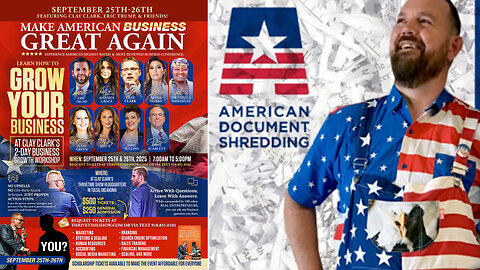 How to Make Your Business BOOM!!! A Special July 4th Edition + Celebrating the Success of Clay Clark Case Study, American Document Shredding + Join Eric Trump At Clay Clark's Sept. 25-26 Business Conference (271 Tix Remain)