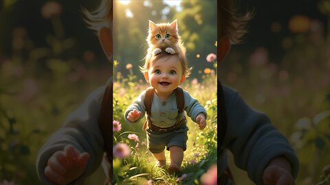 Baby & Kitten’s Fart Trek!