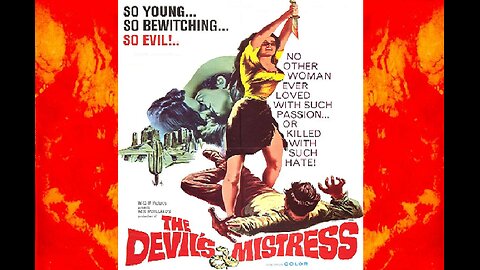 THE DEVIL'S MISTRESS 1966 Rare Horror Western of a Native Helf-Breed Witch FULL MOVIE VHS Copy