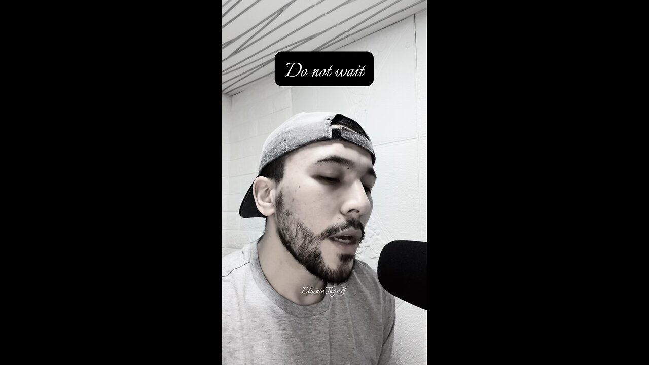 “Don’t wait to get old to worship Allah”