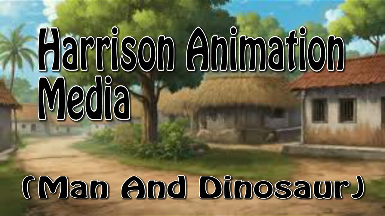 Harrison Animation Media (Man And Dinosaur)