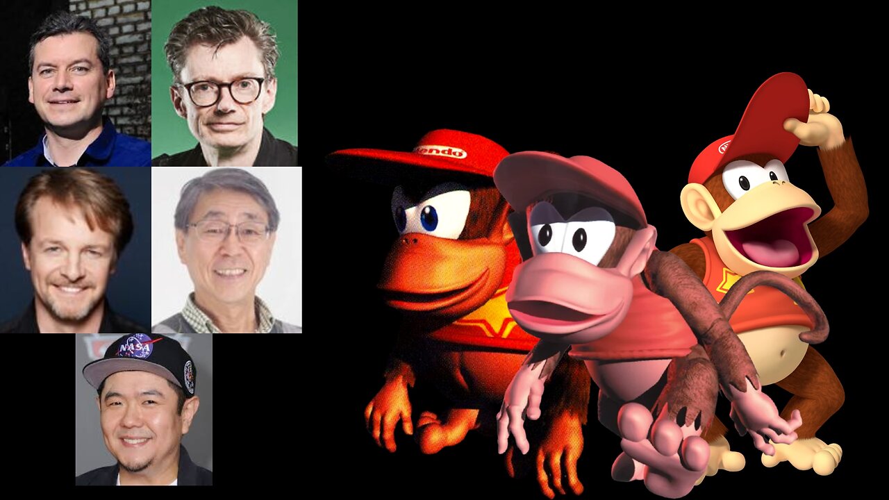 Video Game Voice Comparison- Diddy Kong (Donkey Kong)