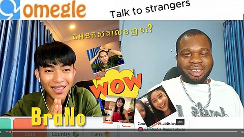 និយាយខ្មែរ When Language Barriers Create Beautiful Moments .. Meet with BraNoLive Stream