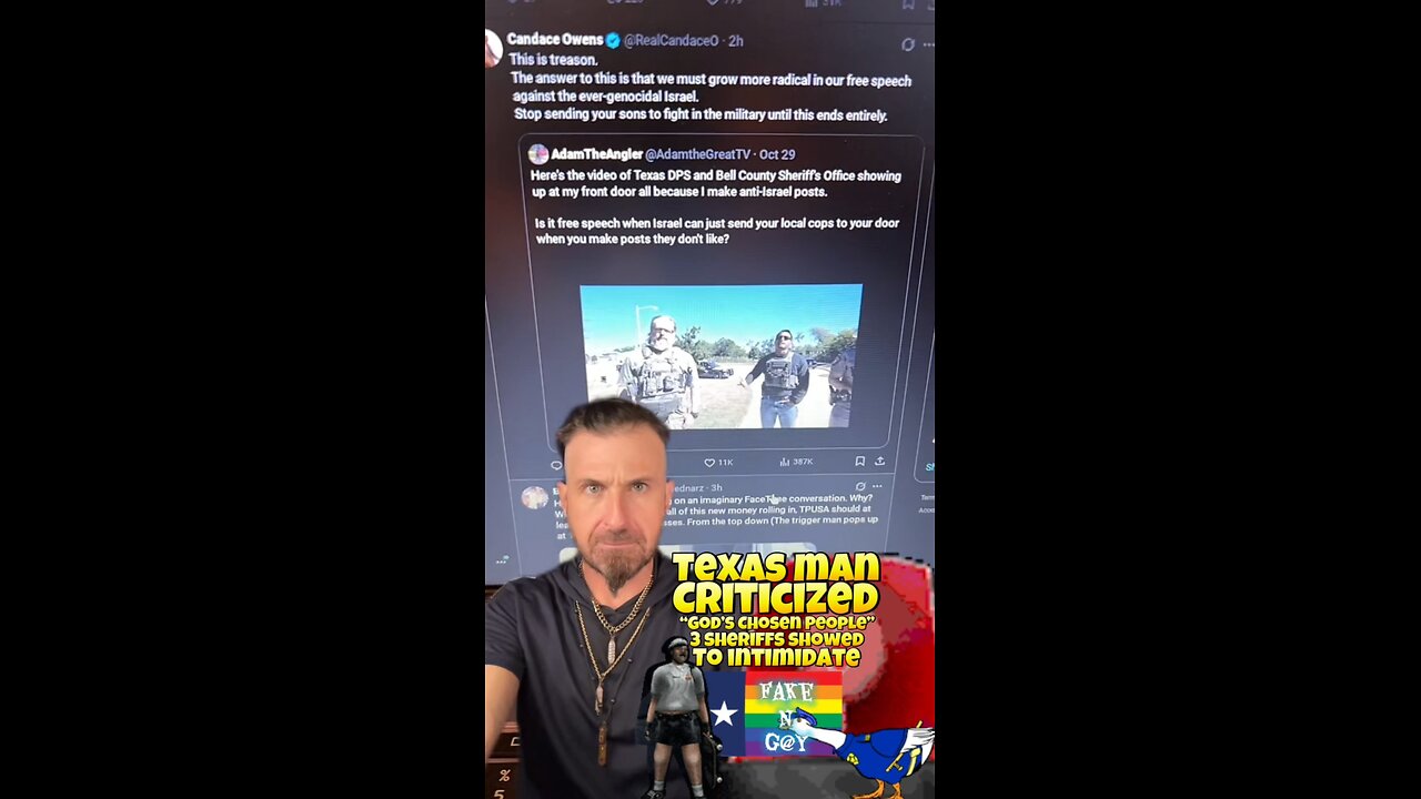 Texas Man Criticized “Our Greatest Ally” 3 Cops Show Up To Ask Some Questions