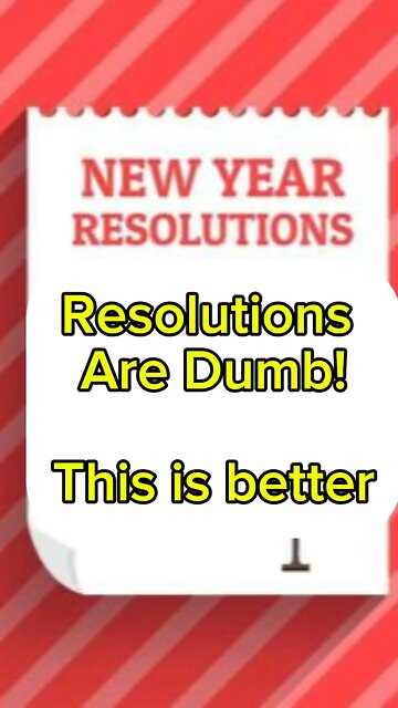 New Years Resolutions?