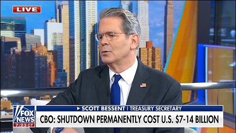 Treasury Sec: Dems COULDN'T STOP Trump, So They Shutdown Govt