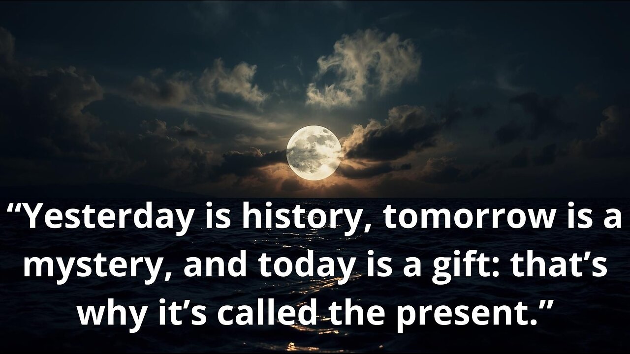 Only Today Exists