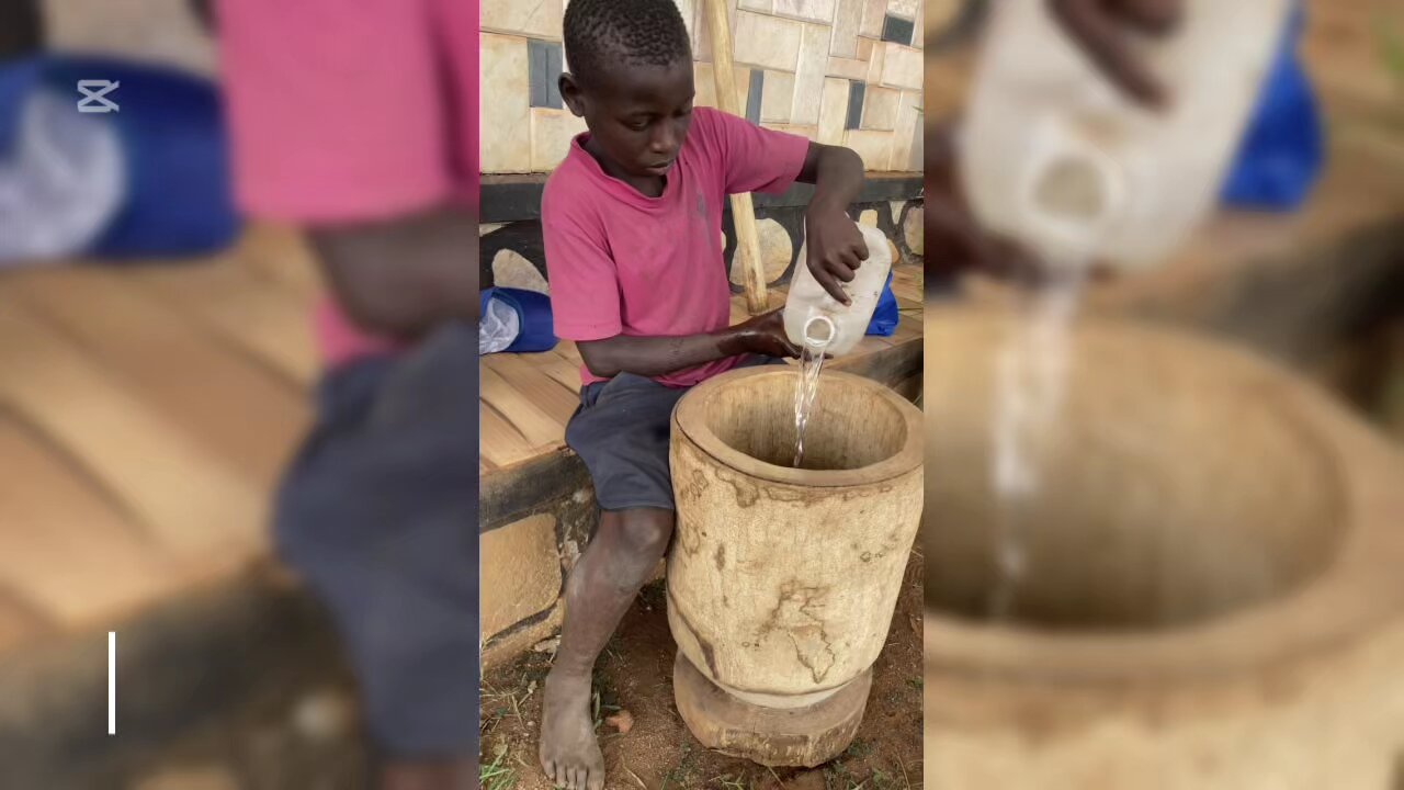 Preparation of a feast at our orphanage