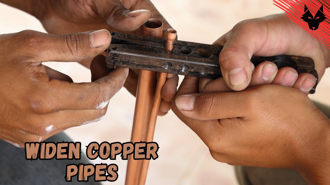 widen copper pipes