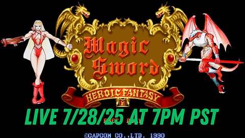 Magic Sword Live Arcade Style