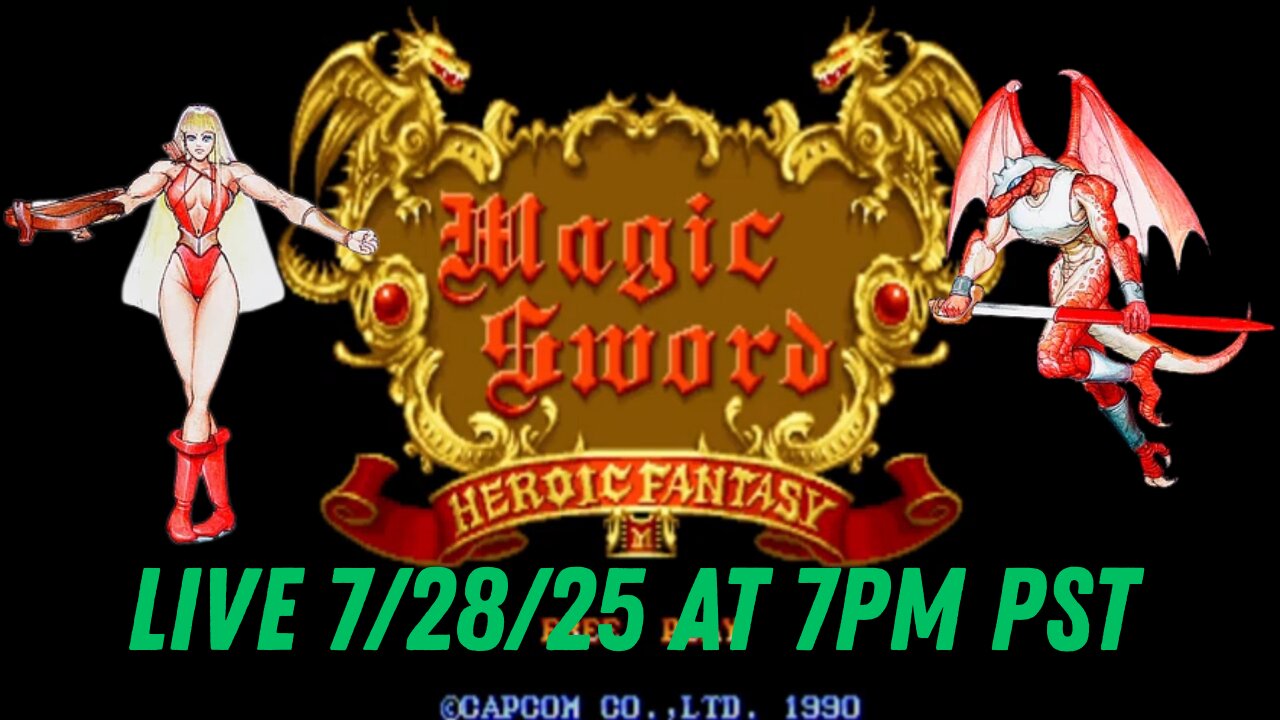 Magic Sword Live Arcade Style