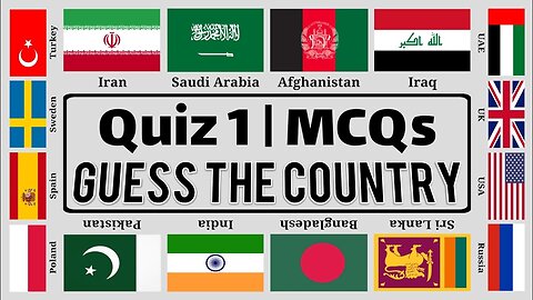 Boost Geography Knowledge | Identify the Country in 5 Seconds! | MAP MASTERY | Quiz 1